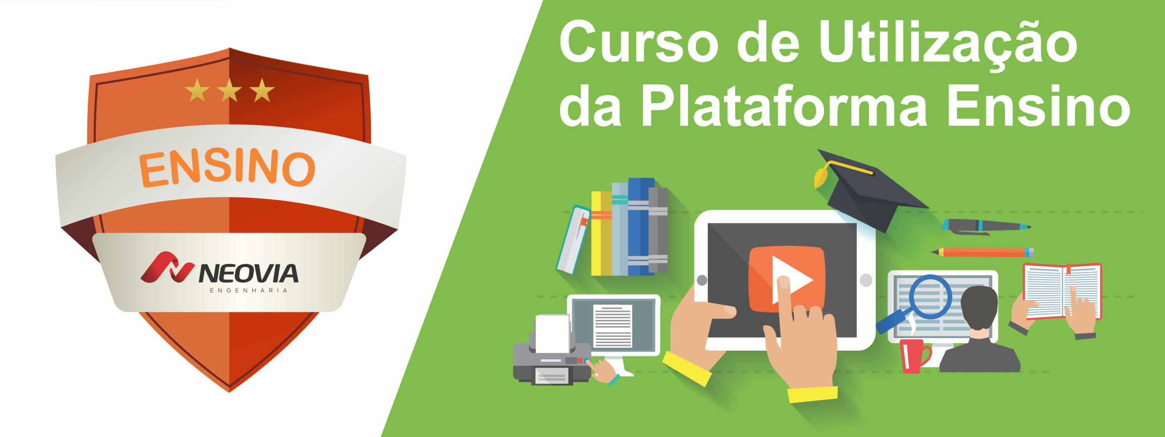 Banner - RH | Boas  Vindas e Curso da Plataforma de Ensino Neovia