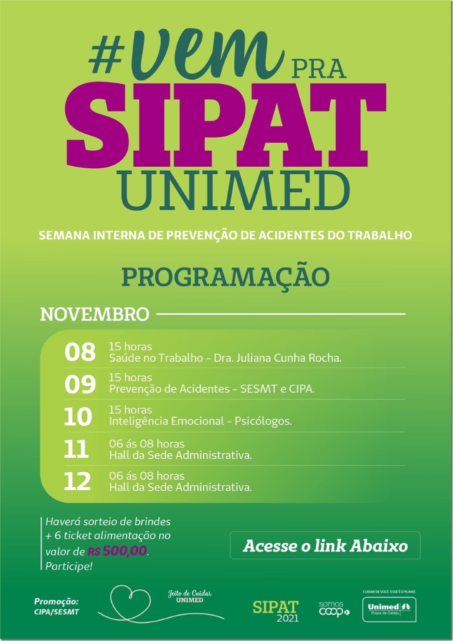 Banner - Palestra SIPAT 2021.