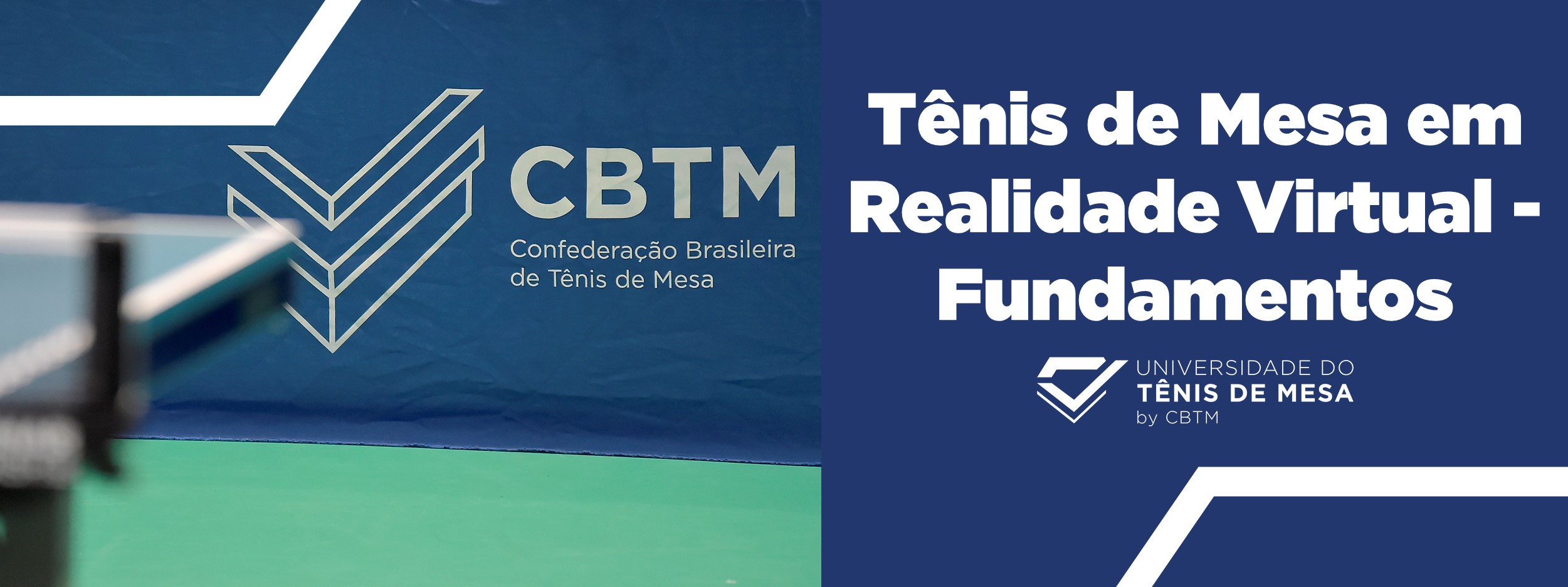 Banner - Tênis de Mesa em Realidade Virtual - Fundamentos