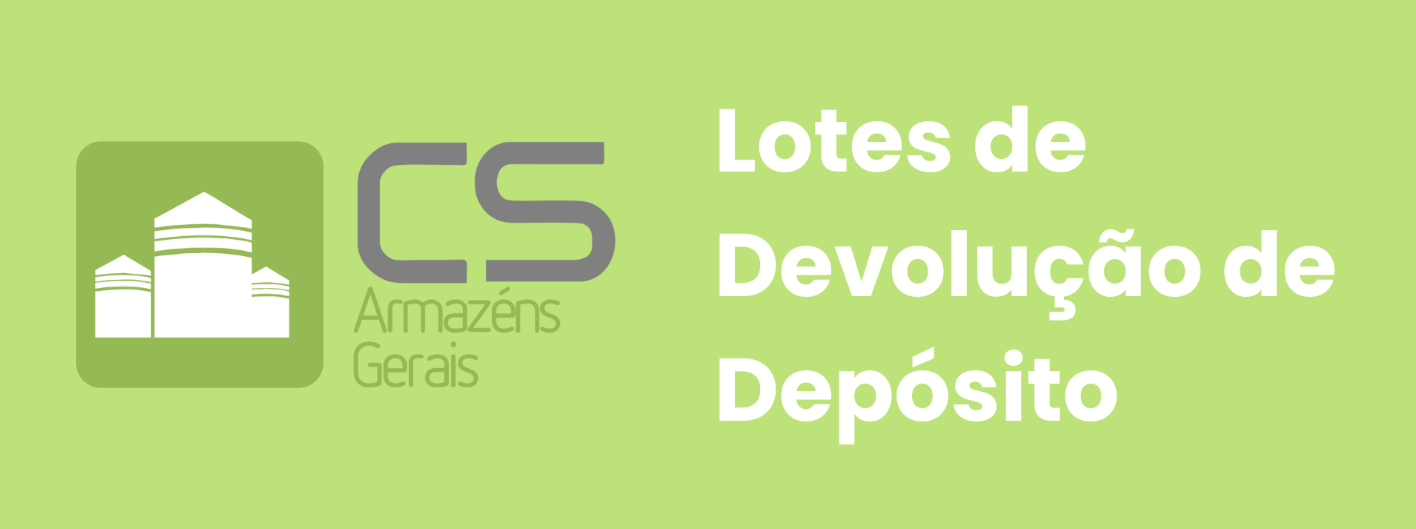 Banner - Lotes de Devolução de Deposito