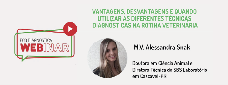 Banner - Webinar - Diferentes técnicas diagnósticas na rotina veterinária