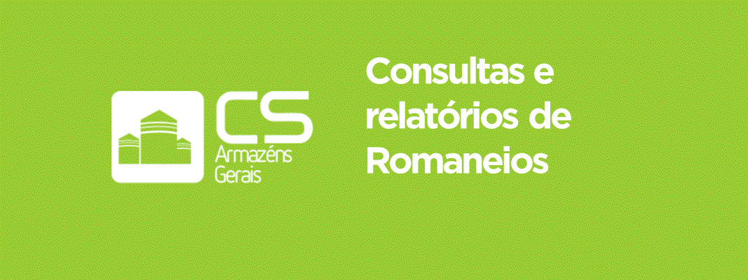 Banner - Consultas e Relatórios de Romaneios