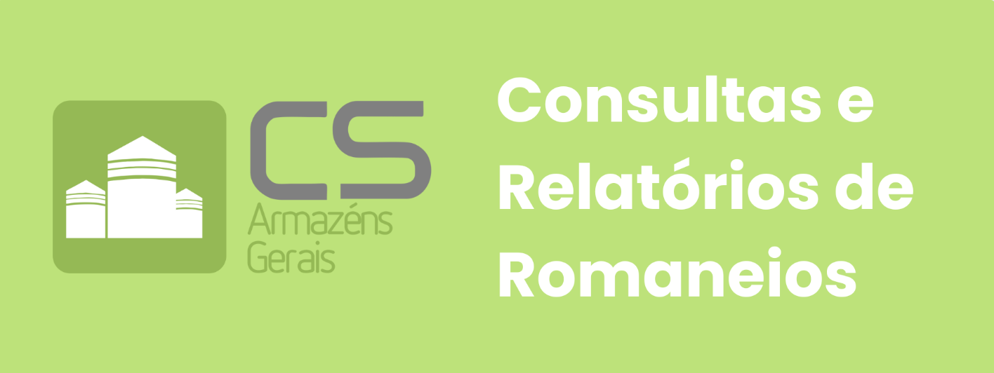 Banner - Consultas e Relatórios de Romaneios