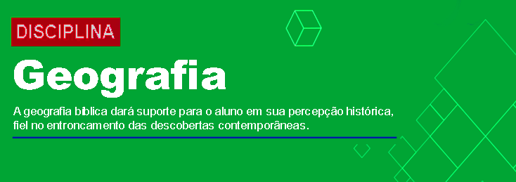 Banner - Geografia Bíblica - 1º Ano