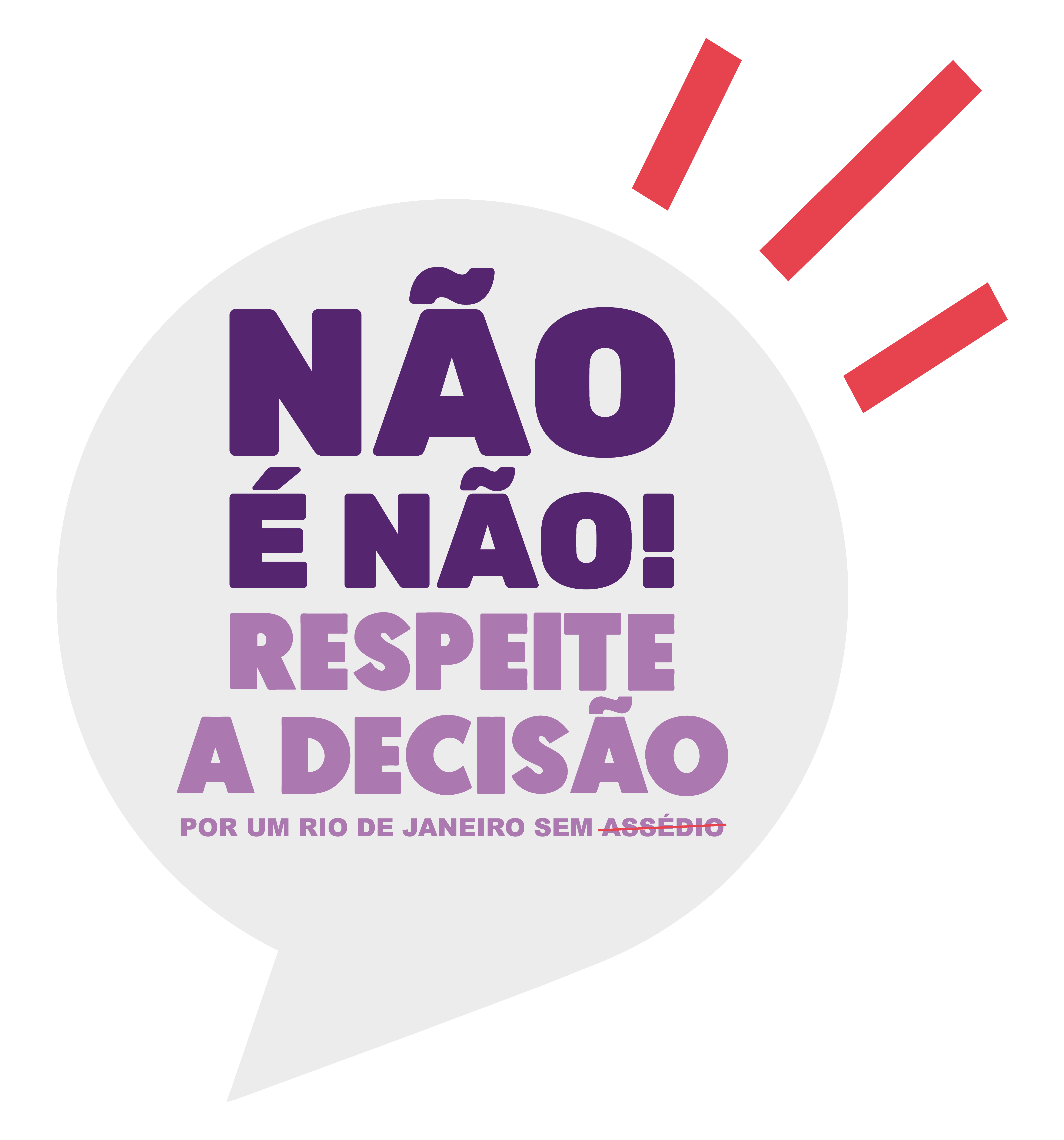 Logo - Não é Não! Respeite a decisão